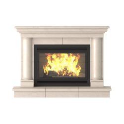 Stone Fireplace